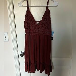 Maroon dress